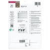 Gatta Rajstopy Monica microfibre 20den grafit